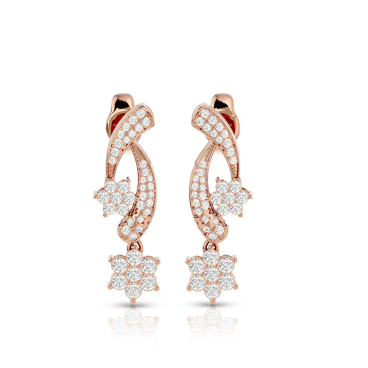 Buy Lucas White Gold Earrings Online | Designer Jewellery online Shopping  India | Diamond Earrings Online Shopping